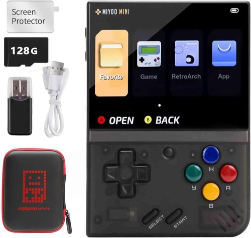 Miyoo Mini Plus Retro Handheld-Spielekonsole WIFI mit 128 GB Karte 15000+ Spiele - Bild 10 von 19