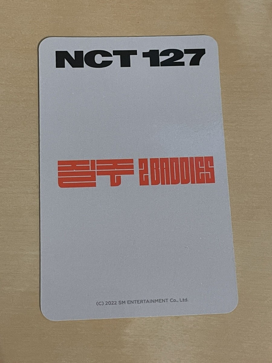 Official Jaehyun NCT 127 Phototcard 2 Baddies Trading Card MD