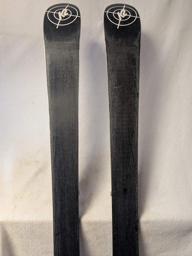 K2 Twin Tip Skis Juvy w/Rossignol Comp J Bindings Size 129 Cm Color Blue Used - Picture 4 of 6