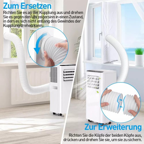 Ø150mm Abluftschlauch Schlauch PVC Flexibel für Mobil Klimaanlagen Klimagerät - Bild 3 von 17