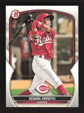2023 Bowman Prospects Edwin Arroyo #BP-66 Cincinnati Reds