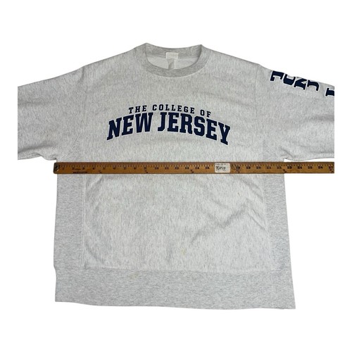 Sudadera mediana de colección Champion tejido inverso College of New Jersey TCNJ Lions - Imagen 9 de 13