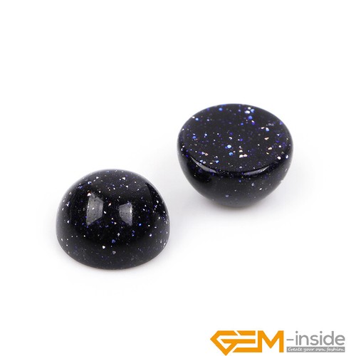 Blue Sandstone Natural Gemstone CAB Cabochon Loose Beads For Jewelry Making 5Pcs - Picture 11 of 35