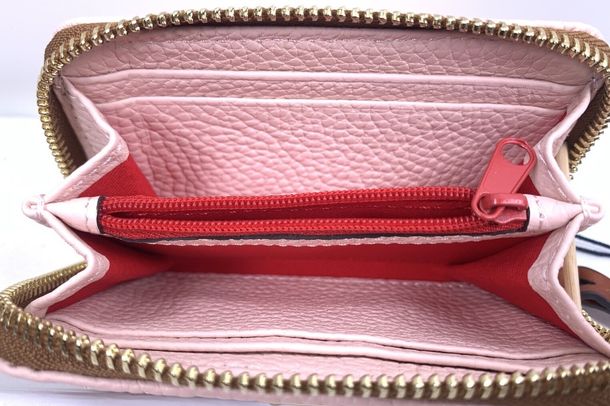 Dooney & Bourke Pebble Grain Large Zip Around Credit Card Case