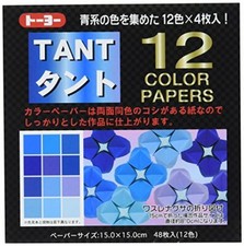 Toyo Tanto 12 color paper blue E194823H NEW from Japan