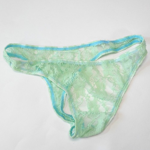 K1519 Men's Sexy T-back thong seamless front stretchy Lace Floral - Bild 3 von 20