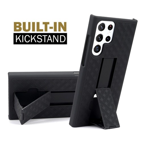 Für Samsung Galaxy S22, S22 ULTRA 5G Slim Stark Gürtelclip Holster Schwarz Hülle  - Bild 15 von 19