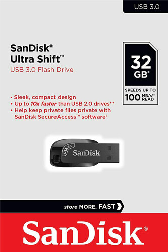 SanDisk 256GB 128GB 64GB 32GB USB 3.0 Ultra Shift Flash Pen Drive OTG 100MBs Posten - Bild 8 von 12