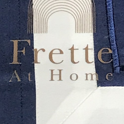 Frette At Home Arno Standard Sham Blue White - Picture 4 of 6