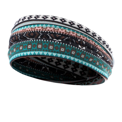 Yoga Running Sports Headband Moisture Wicking Elastic Head Hair Band Men Women - Picture 3 of 16