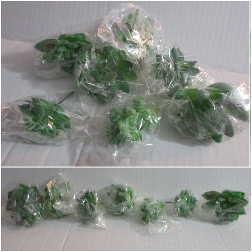 7 Pc Pick Stem Artificial Cactus Cacti Succulent Plant Greenery Decor Green - Picture 1 of 5