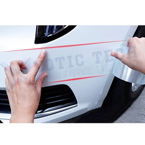 Calcomanía de película transparente con capucha para puerta de coche pegatina de rollo transparente - Imagen 9 de 11