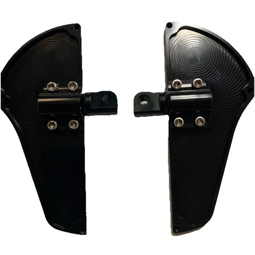 Fits Harley - Passenger Foot Pegs Touring Dyna Sportster + Harness CD-TP-QD-14 - Foto 2 di 11