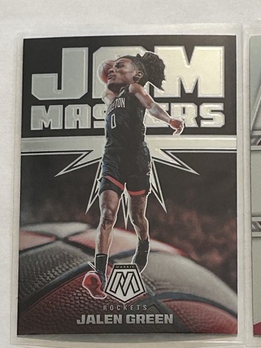 Jalen Green Rookie Card Lot Mosaic 2022 Basketball Jam Masters Lot of 2 Rockets - Picture 2 of 11