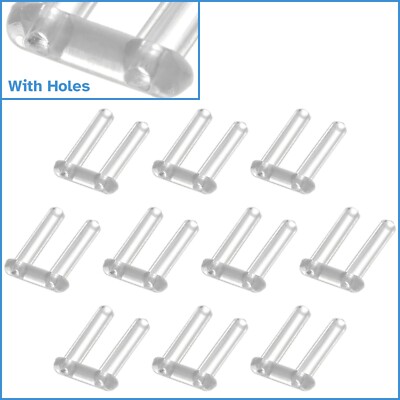 10pcs Eyeglass Rimless Frames Rivet Bushing Pin Holes x