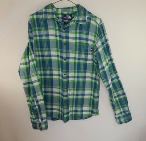 The-North-Face-Long-Sleeve-Flannel-Casual-Shirt-Mens-Size-SMALL-S