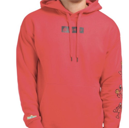 Men’s Under Armour Hoodie Steph Curry Sesame Street Elmo Red Size XL NEW - Picture 2 of 5