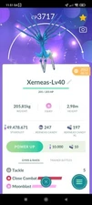 Pokemon Shiny Xerneas LV40 unlock 3moves - TRA'DE GO - Pls Read Item Description