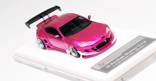 ZD Fuelme 1:64 Pink Pandem 86 Rocket Bunny V3.5 Sport Model Diecast Resin Car BN - Picture 4 of 10
