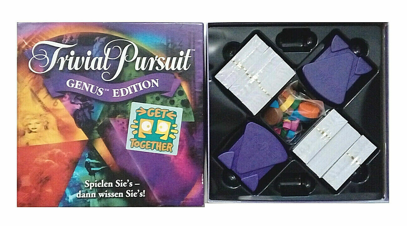 Trivial Pursuit Genus Edition Wissensspiel Parker 5 Kartenstapel noch OVP - Bild 2 von 7