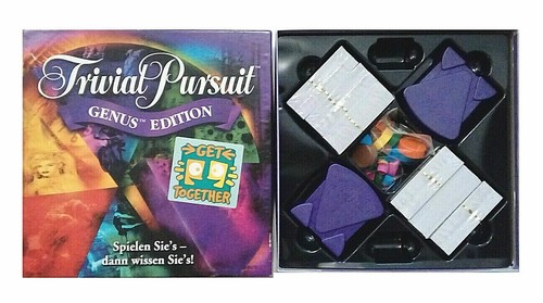 Trivial Pursuit Genus Edition Wissensspiel Parker 5 Kartenstapel noch OVP - Bild 2 von 7