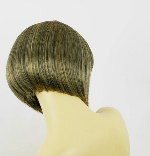 Perruque femme courte Brun méché doré : MAIA 1BT24B - Picture 6 of 8