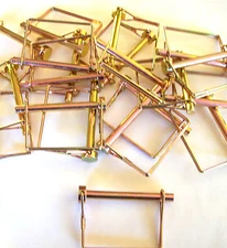 100 GOLIATH INDUSTRIAL SQUARE CANOPY PTO TRAILER HITCH PINS CLIP 1/4" SCPTC14