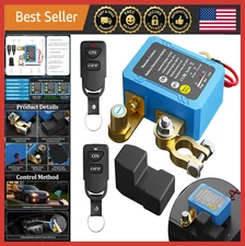 12V 240A Remote Battery Disconnect Kill Switch Anti-Theft Auto RV Truck