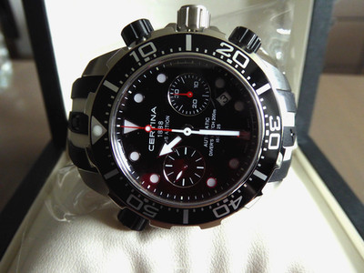 CERTINA DS  DIVER CHRONOGRAPH, Swiss Made, Edelstahl, Automatik Valj. 7754. NEU