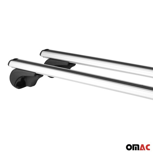 Lockable Roof Rack Cross Bars Luggage Carrier for Kia Sedona 2002-2012 Gray 2Pcs - Bild 12 von 12