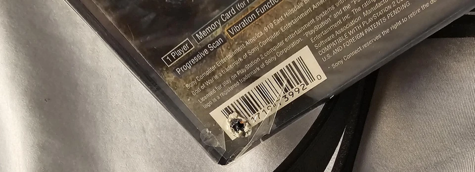 God of War (Sony PlayStation 2, 2005) PS2 NEW Sealed Black Label - Image 2 of 4