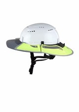 Milwaukee BOLT Yellow Tinted Brim High-Visibility Visor – Hard Hat Accessory ANS
