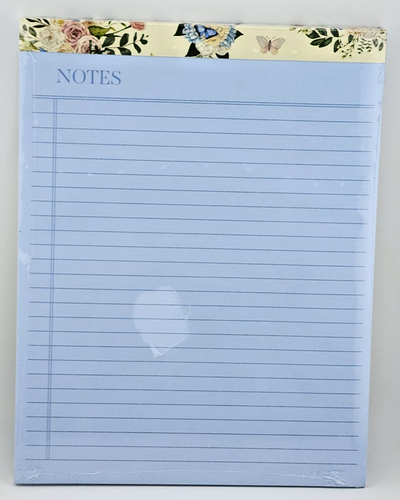 Butterfly Floral Notepad Set Large & Small Lined Notes Pads Stationery Gift New - Picture 3 of 6