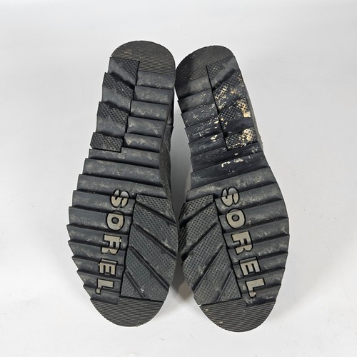 Sorel Harlow grau Leder wasserdicht Reißverschluss Stiefeletten Damengröße: 8 - Bild 5 von 5