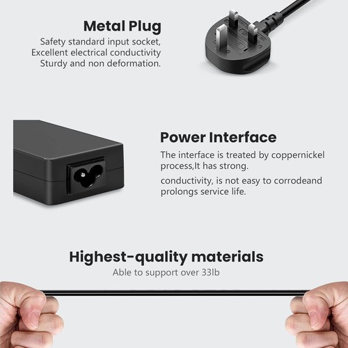 45W USB-C/Type-C For HP Chromebook Lenovo/Acer/Asus/Samsung Laptop Charger 3M - Picture 3 of 6