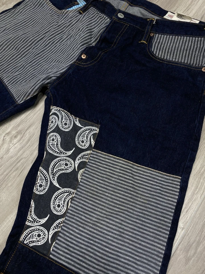 Evisu Vintage Japanese Denim Jeans Shorts Y2K Men’s Size 36 - Image 4 of 4