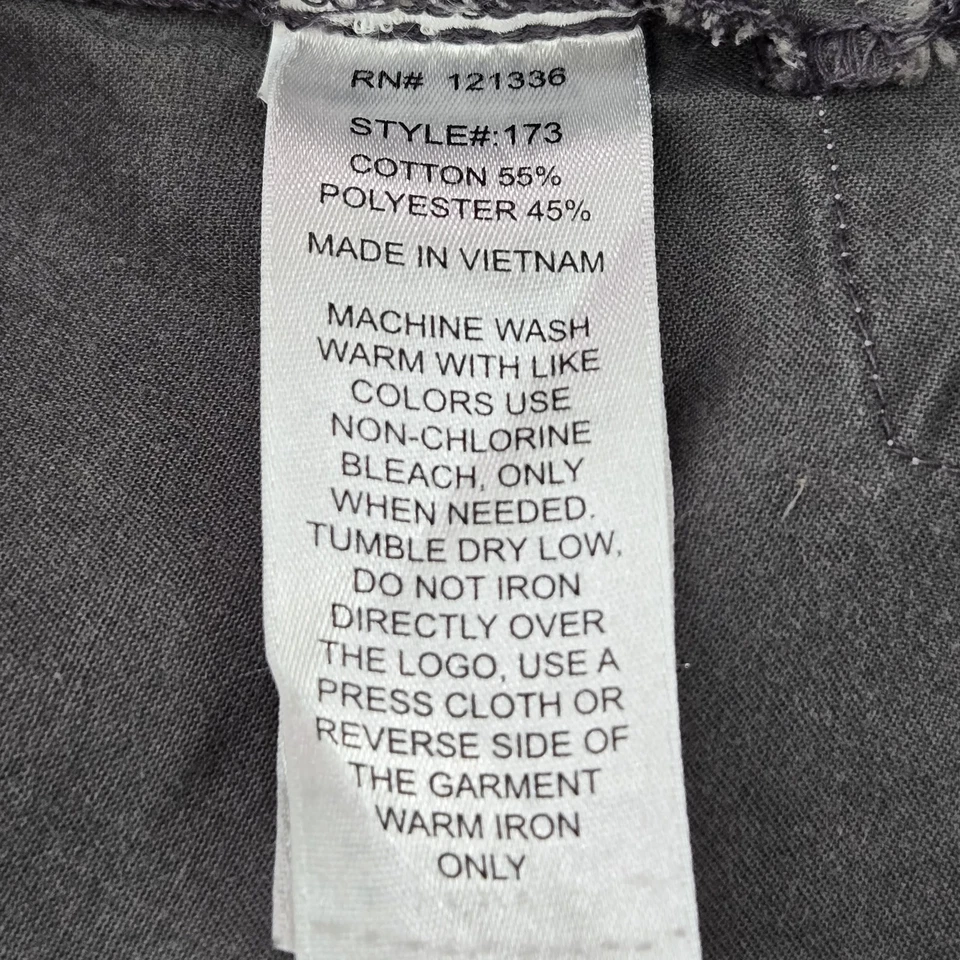 Blusa Médica Corta Koi By Kathy Peterson para Mujer XL Gris 173 Costuras en Contraste Foto 4 de 4