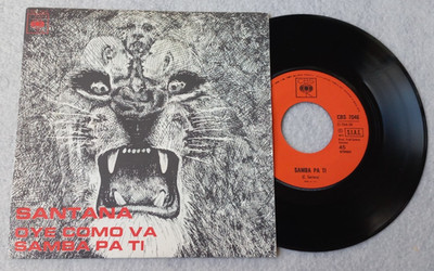 SANTANA OYE COMO VA/SAMBA PA TI 7'' Italy 1971