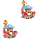 Set of 2 Fischversteck Für Garnelen Im Aquarium Aquarium-Versteck