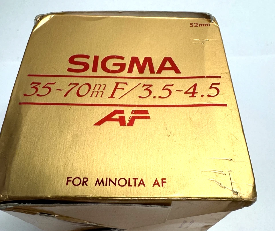 Vintage  Sigma Zoom Master AF 35-70mm F/3.5-4.5 MC Lens - Image 2 of 4