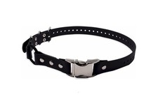 E-Collar Educator 1" Quick Snap Bungee Dog Collar Strap, Black, 33"