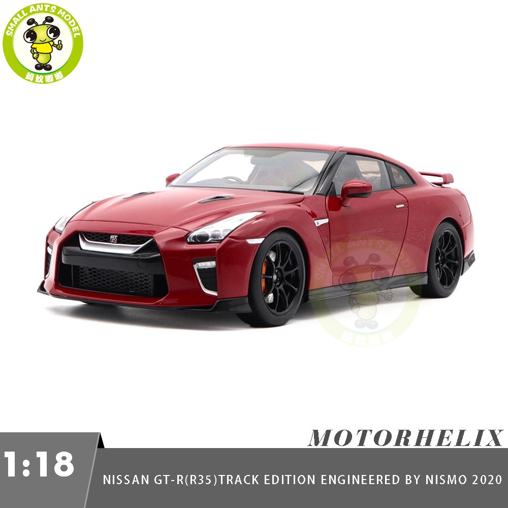1/18 MOTORHELIX Nissan GT-R R35 NISMO 2020 Red Diecast Model Car