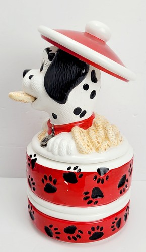 Rare Vintage Enesco Disney 101 Dalmatians Puppy Interactive Musical Cookie Jar - Picture 10 of 18