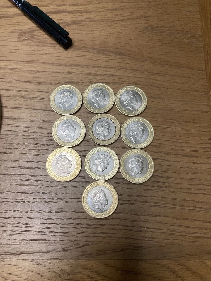 10 X £2 COMMERATIVE Coin Collection JOB LOT OF 10. Lovely Coins RARE TWO POUNDS - Image 3 of 4