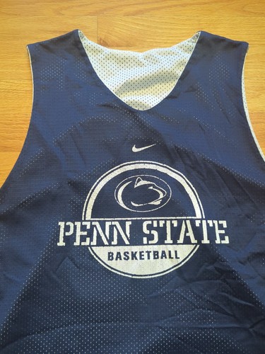 Camiseta deportiva de baloncesto de práctica Penn State Nittany Lions Nike Team reversible para hombre M - Imagen 3 de 14