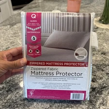 Sultan's Linens Zippered Fabric Mattress Protector Twin 39 In x 75 In + 12in #5