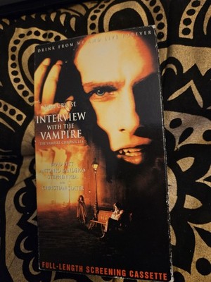   Interview with the Vampire (VHS)-Full-Length Screening Cassette-Promo- Tested