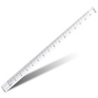 8pcs Triangular Rulers Clear Scale Rulers Students Drawing Architectural