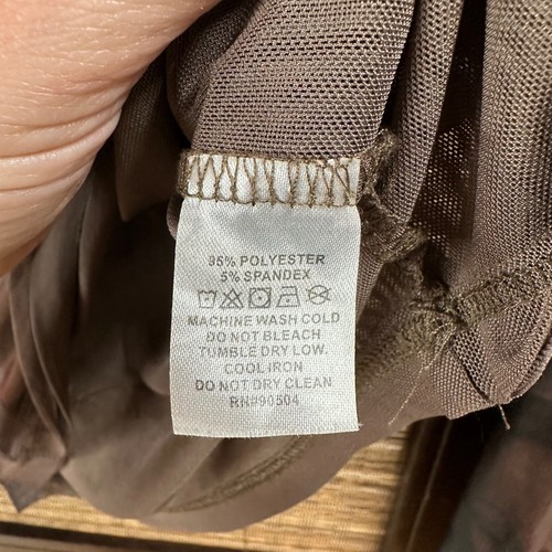 VTG Y2K she's so fresh mesh long sleeve mock neck renaissance inspired graphic S - Picture 5 of 8