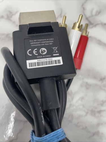 Microsoft Xbox Audio Video AV Cable (composite RCA A/V Adapter) - Picture 2 of 4